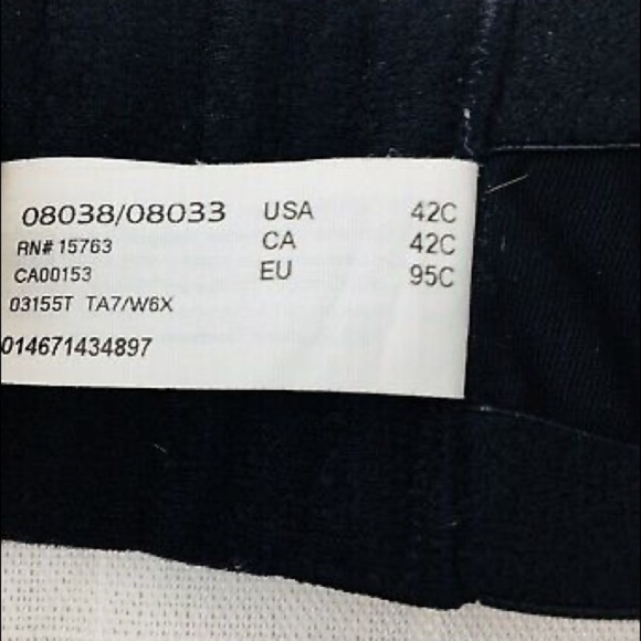 Sweet Nothings by Lilyette black bra, Size 42C - Picture 4 of 7